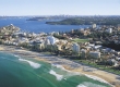 Photograph of manly beach and surrounding suburbs